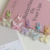 Hangings Butterfly Keychain Super Fairy Jelly Key Chain New Earphone Case Pendant  Girls