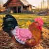 Куриное седло для кур Водонепроницаемые фартуки для кур Регулируемый жилет для кур Куртка для птицы Защита спины перьев