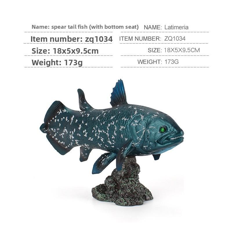 Piranha Marine Life Fish Model Pvc Educational Display With Base For Science Enthusiasts