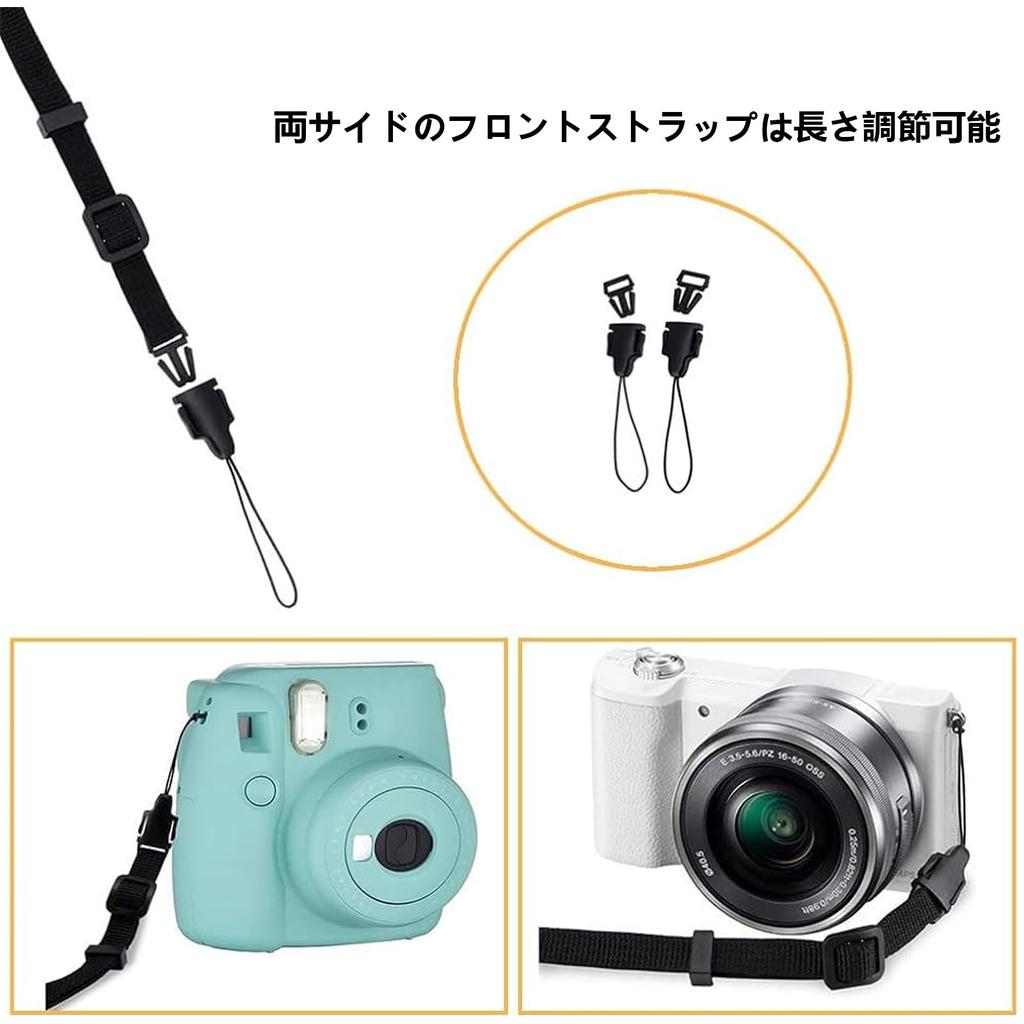 Ремень на шею для камеры Универсальный плечевой ремень для цифровых зеркальных камер с адаптером для подключения Регулируемая длина Стильный шейный ремень для цифровых зеркальных камер