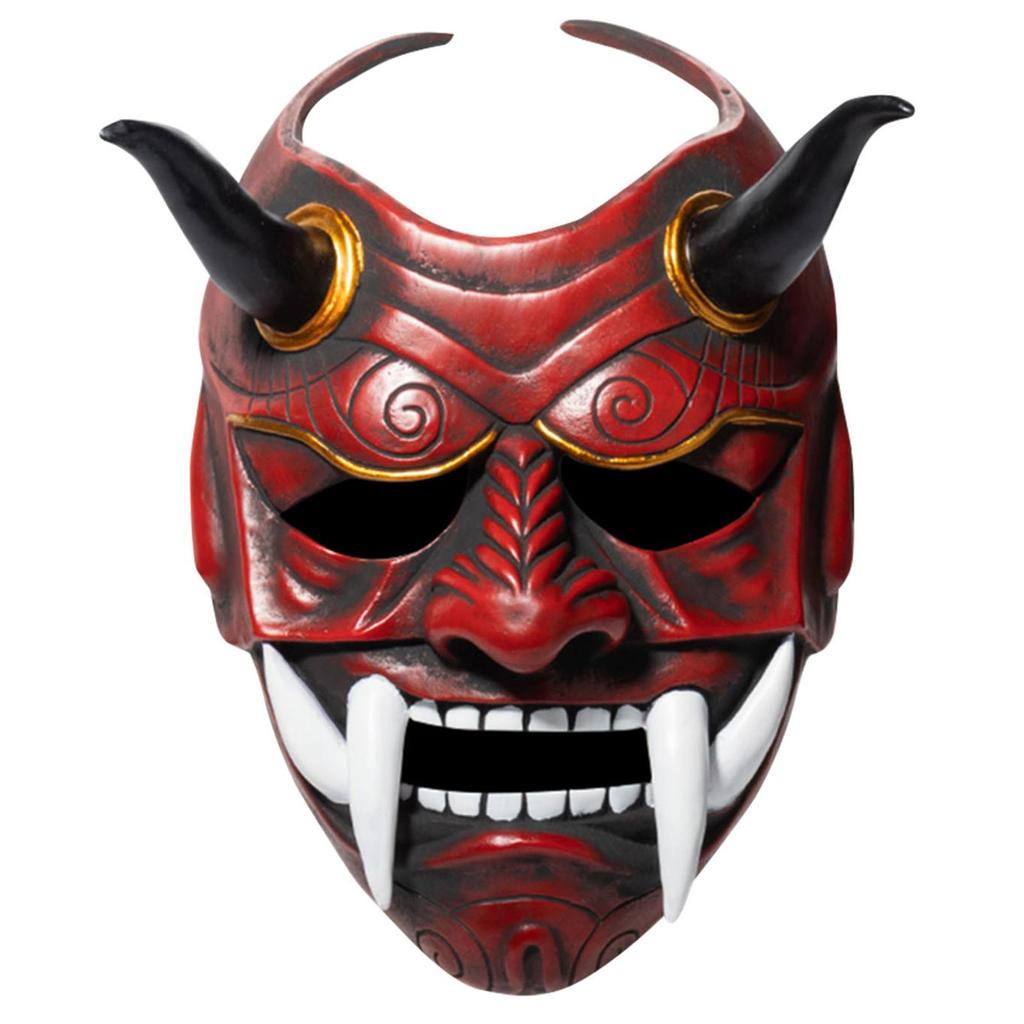 Японская маска Hannya Oni, полнолицевая латексная маска Evil De-mon Mon-ster для мужчин