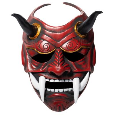 (SU)Японская маска Hannya Oni, полнолицевая латексная маска Evil De-mon Mon-ster для мужчин