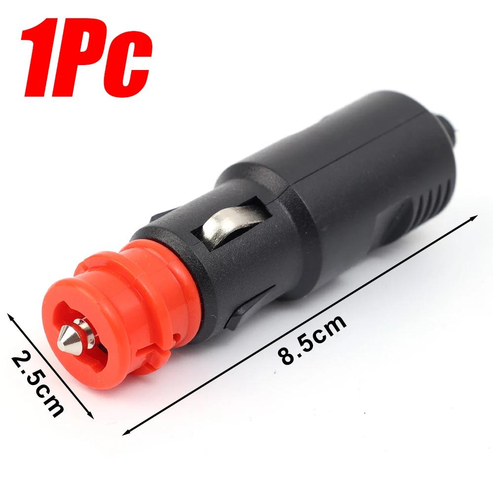 1-2pcs Car Mounted Cigarette Lighter Socket Universal Plug Connector Adapter 12V-24V for Car Motorcycle Accessories Power Supply