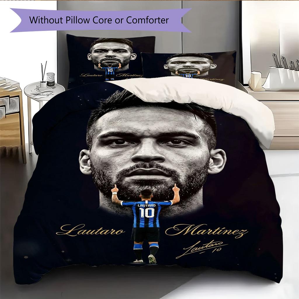 LY poster Bedding Quilt Set Quilt Cover Pillowcase Home Decoration Birthday Gift (1 * duvet cover + 2 * pillowcase, without core)