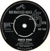 7inch Record FRANKIE DAVIDSON - Broken Wings POP1224 His Master's Vo 1963 UK Pop Used