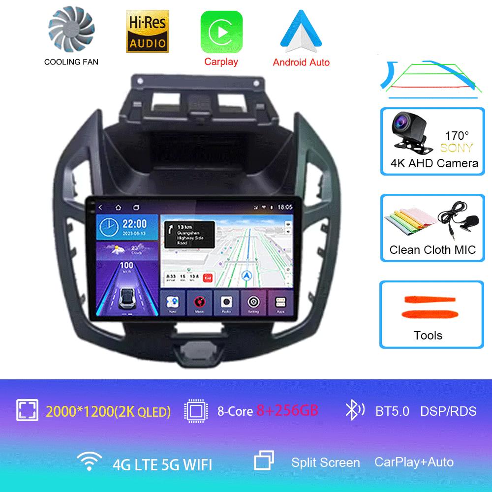 Для FORD TRANSIT Connect 2014-2019 Автомобильная стереосистема 9 дюймов Радио Android 14 Аудио CarPlay WITSON Multimídia Automotivo GPS WIFI BT DSP