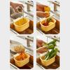 Kitchen Sink Filter Basket Sink Washing Basin Anti Leak Filter Basin One Click Press Type Grid Drain Storage Rack Strainer