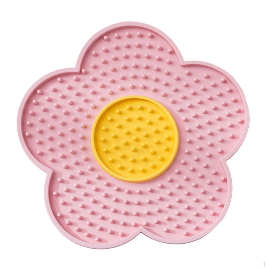 Коврик для вылизывания для собак и кошек с присосками, миска для щенка, подушечка для арахисовой пасты, коврик, миска-медленник для