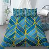 3D Geometry Duvet Cover Set King Queen Size Colourful Pattern Comforter Cover for Kids Teens Adults Boys Polyester Bedding Set