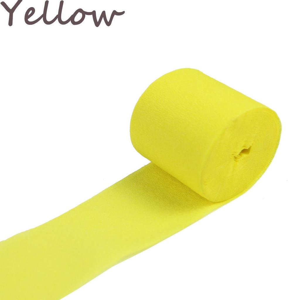 Украшение на день рождения ручной работы Церемония гофрированная бумага Креповая бумага Серпантин рулон