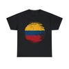 Футболка с distressed-графикой, флаг Колумбии, S-5XL