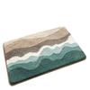 Absorbent Bathroom Carpet With Rubber Backing, Machine Washable Bath Mat With Soft And High-quality Ultra-fine Fibers, Suitable For Quick Drying