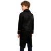 Boys Medieval Renaissance Victorian Jacket Turn Down Collar Long Sleeves Fake Two in One Lace Embroidery Tailcoat