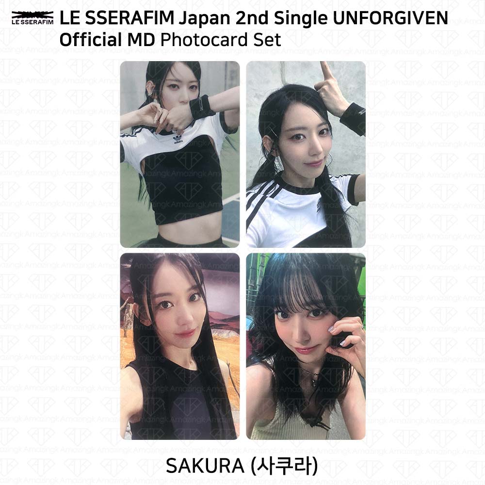 LE SSERAFIM Japan 2nd Single UNFORGIVEN Official MD Random Photocard Chaewon
