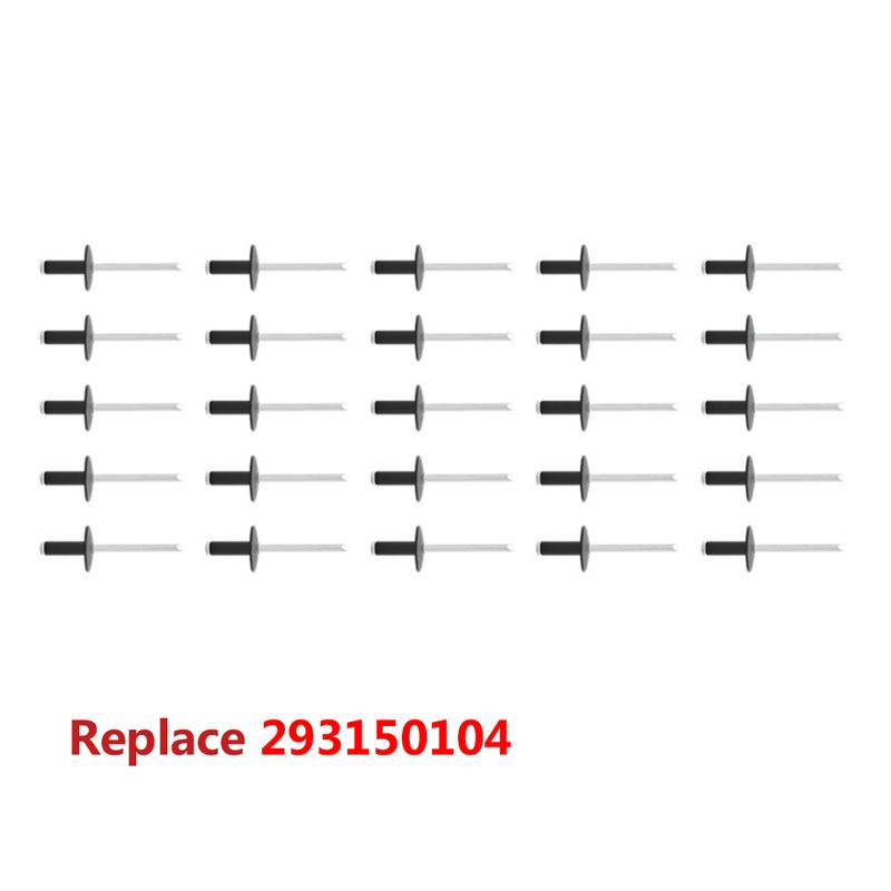 25 piece 3/16 STEEL POP RIVET Replace 293150104 FOR SKI DOO FOR SKI-DOO Snowmobile Body Parts Body plastics