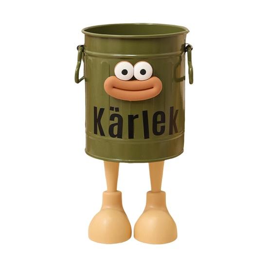 Подставка для ручек Мультяшный стиль Большой рот Длинные ноги Форма Органайзер для ручек Большая вместимость Офисные Школьные Канцелярские принадлежности