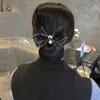 Net Flower For Nurse Hairgrips Cover Net Women Spring Clips Korean Bun Snood Bowknot Hair Bun Cover