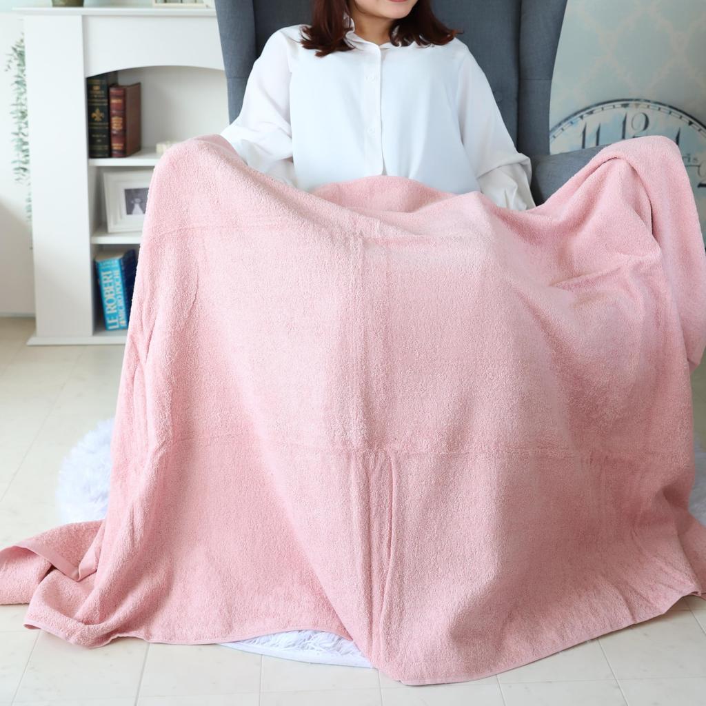 Хаяси Экстра Большое Банное 90 x 170 Пушистое Розовое Полотенце, Прибл.. см, Цвет, (LN446602)