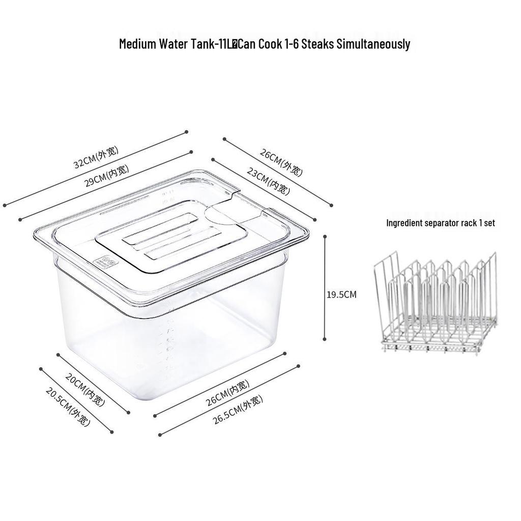 Контейнер для су-вида 11 л для палочки Anova – Горшок-ванна для низкотемпературной медленной готовки