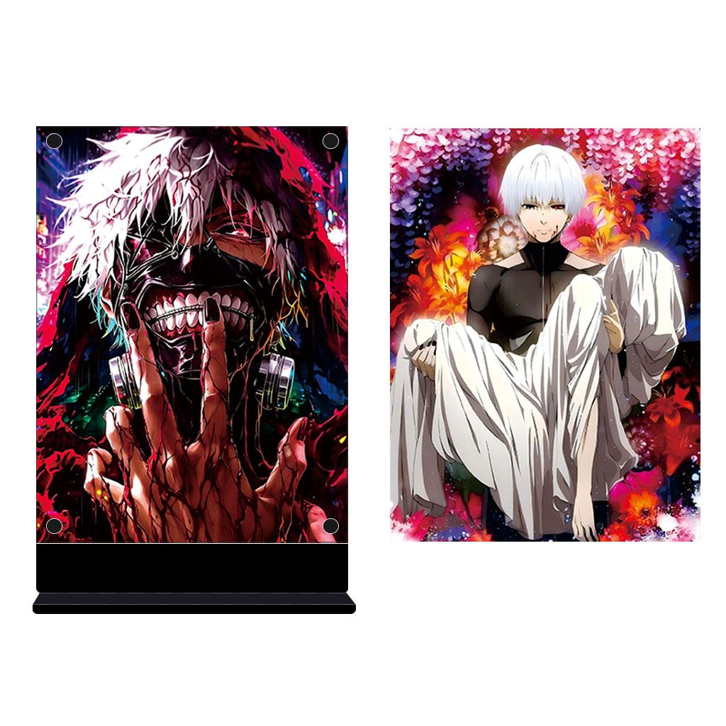 Led Backlit Poster One Piece Anime Night Light for Birthday Gift Bedroom Nightlight Game Room Deco Table Lamps Sign Zoro