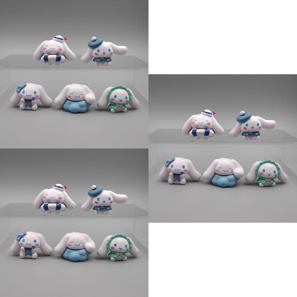 Милая фигурка Cinnamoroll Sanrio, игрушка-надувной круг, игровой набор для DIY украшения торта