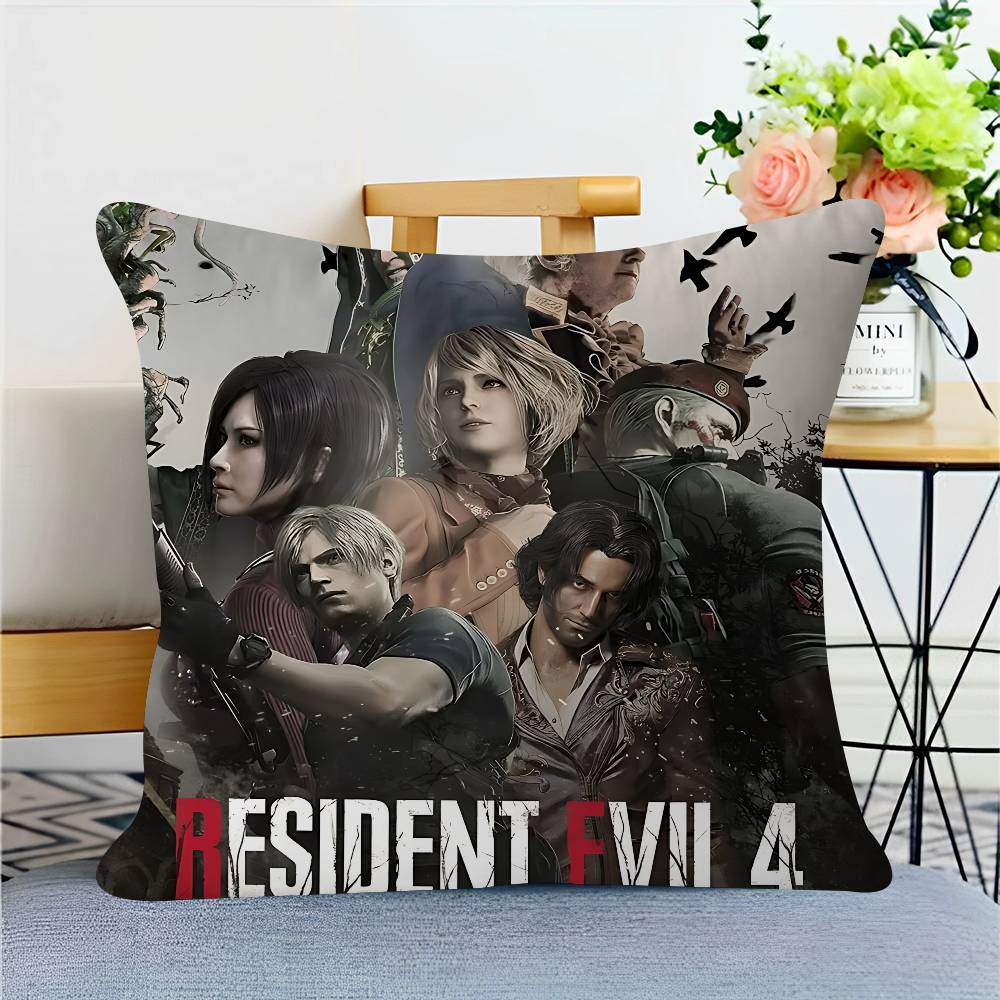 Game R-Resident-Evil Pillow Anime Pillow Sofa Bed Head Pillow Cover Cushion Cover 45x45 Cm Fashion