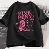 Розовая футболка с ковбойскими сапогами Pink Pony Club Chappell Roan Женская Хип-хоп мода Кантри-музыка Футболка Леди Девушка Модная футболка Уличная одежда