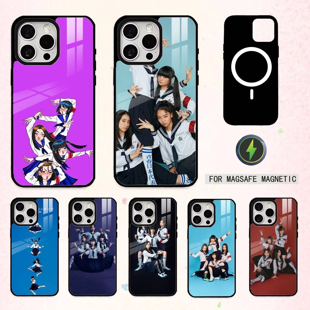 A-Atarashii Gakko Phone Case For iPhone17,16,15,14,13,12,11 Plus,Pro Max Magnetic For Magsafe Wireless Charging