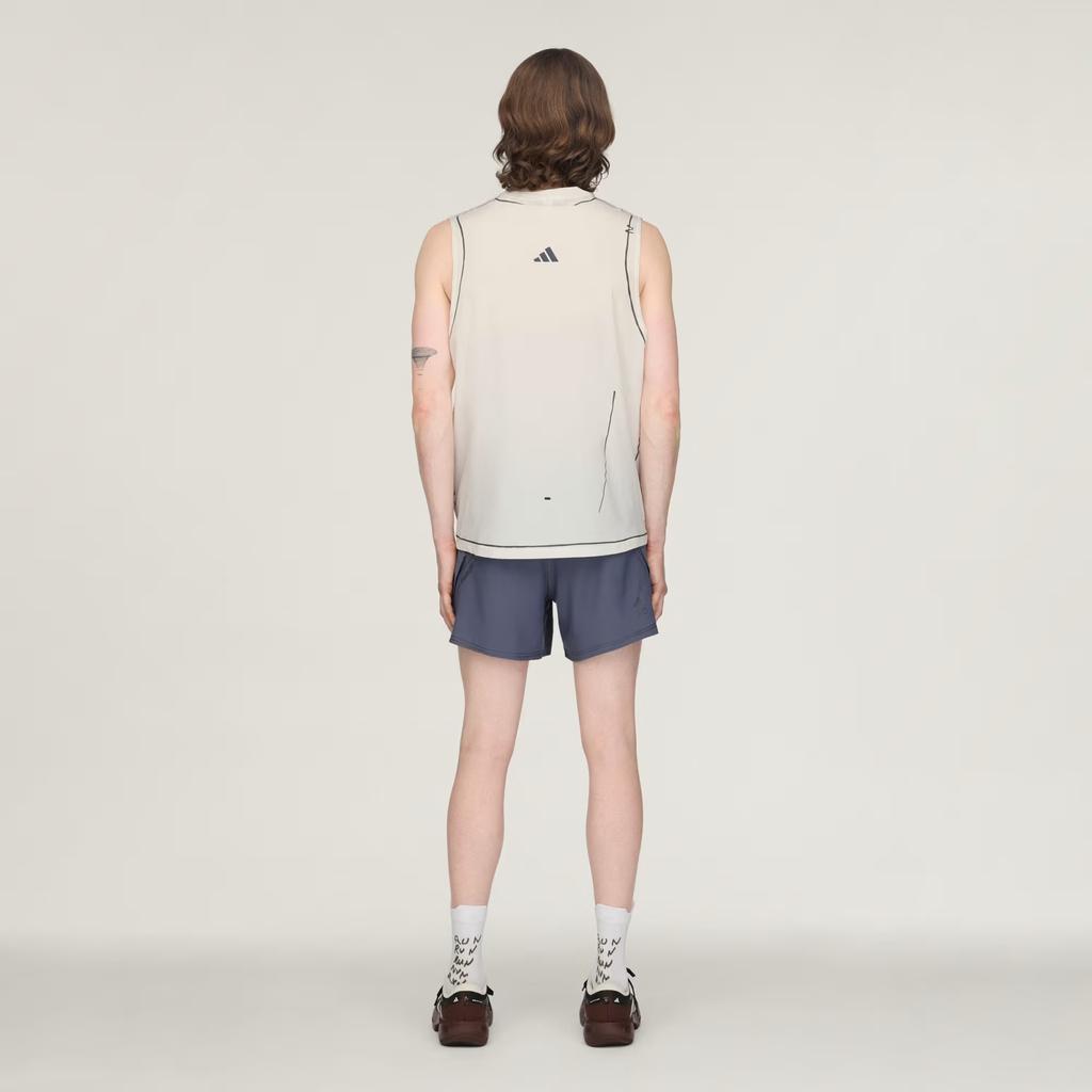 adidas X SFTM Совместная работа Adi365 Жилет для бега с круглым вырезом без рукавов Мужские жилеты KT0775