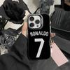 Чехол для телефона Player R-Ronaldo C-CR7 для iPhone 17,16,15,14,13,12,Pro MAX Черный Матовый Ударопрочный Чехол