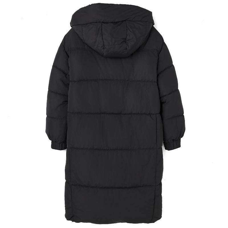 Fashion Winter Women's Long Parkas Hooded Thick Warm Jackets Elegant Loose Woman Coats