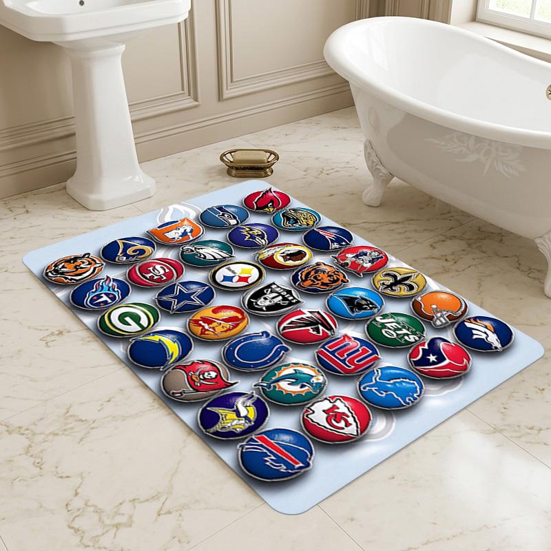 Football Teams Living Room Nonslip Area Rug Soft Carpet For Bedroom Game Playroom Sofa Office Home Decor Doormat Christmas Gift C9302793