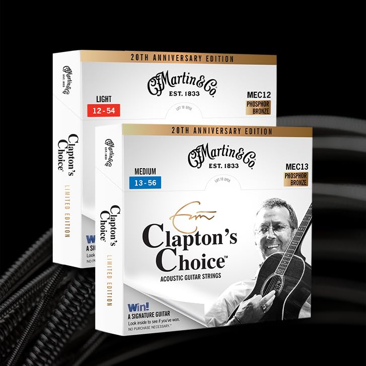 Martin MEC12LTD20 Choice 20th Anniversary Strings Light Gauge Clapton's