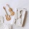 Musical Instrument Notes Baking Silicone Mold Headphone Radio Guitar Violin Fondant Chocolate Mould DIY Decor Baking Tools