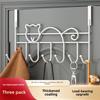 Punch-Free Detachable Door Hook: Bedroom Coat, Bag & Clothes Rack