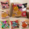 Фэнтези И Креативная Обувь Иллюстрация Наволочка Комфорт Диван-Кровать Шелковистая элегантная Невидимая молния Декоративный чехол для подушки