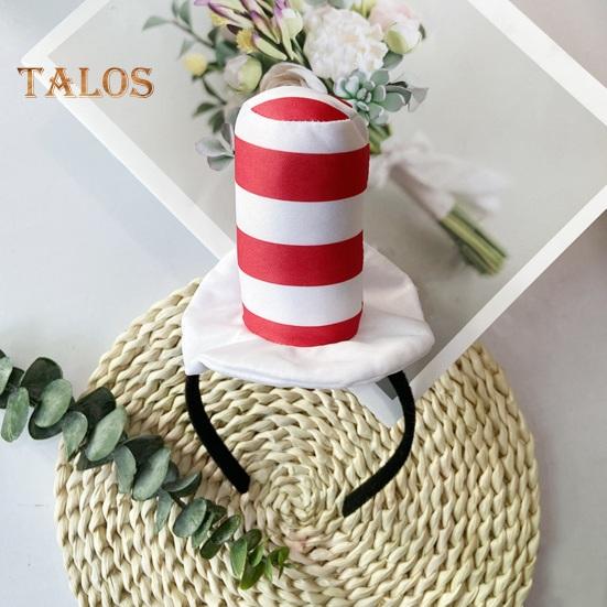 1/2 шт. Доктор. Suess Hat Cat Headband Red White Striped Hat Dr. Костюмы Suess Book Персонаж Школьная вечеринка на Хэллоуин Косплей Аксессуары
