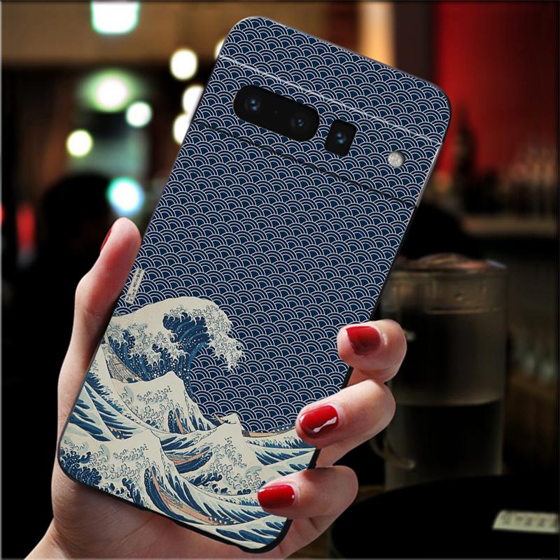 Чехол для телефона Google Pixel 7 Pro 7 6A 6 Pro 5A 4A 3A Pixel 4 XL Pixel 5 6 4 3 XL 3A XL 2 XL Funda японского искусства