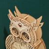 Cross-border New Owl 3D Three-dimensional Puzzle Wooden Toys Educational Assembled Toys DIY Creative Ornaments