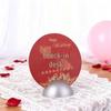 Полукруглый держатель для карточек на свадебное торжество для VIP-регистрации