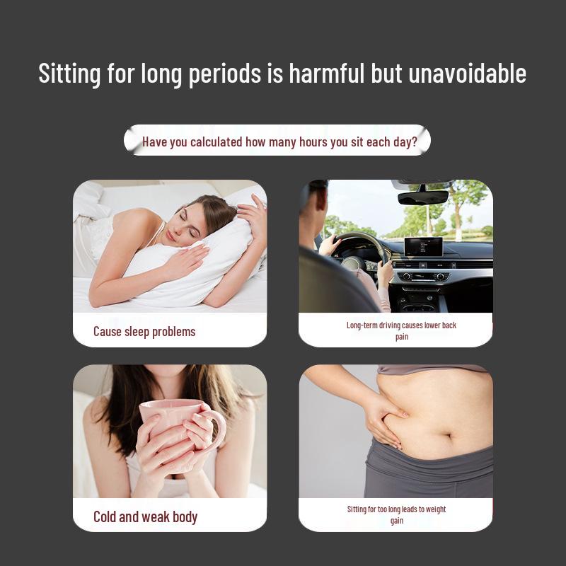 Электрическая нагревающая подушка-сиденье с полынью для осени/зимы – Домашняя/Офисная подушка для горячих примочек с мокса-терапией