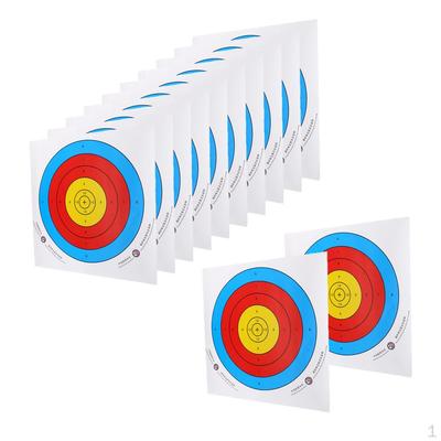 12 штук профессиональной мишенной бумаги для изогнутого лука Longbow 43x43 см