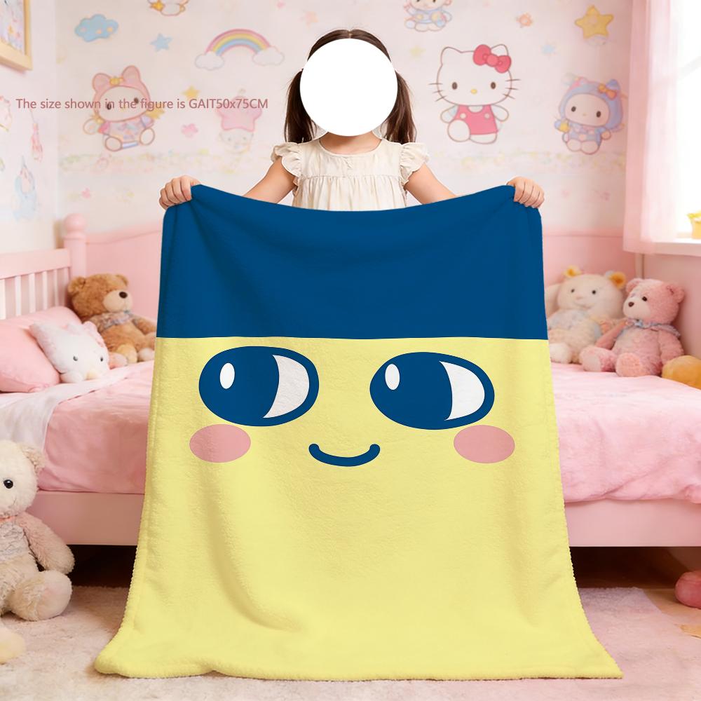 Плед T-Tamagotchi для мягкого пледа для пикника, кровати, дивана, дома, спальни, уютный, теплый, комфортный