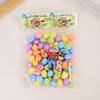 80/160 Pcs Colorful Easter Eggs Glitter Foam Bird Pigeon Happy Easter Party Home Decoration Kids Gift Basket Filler DIY Crafts