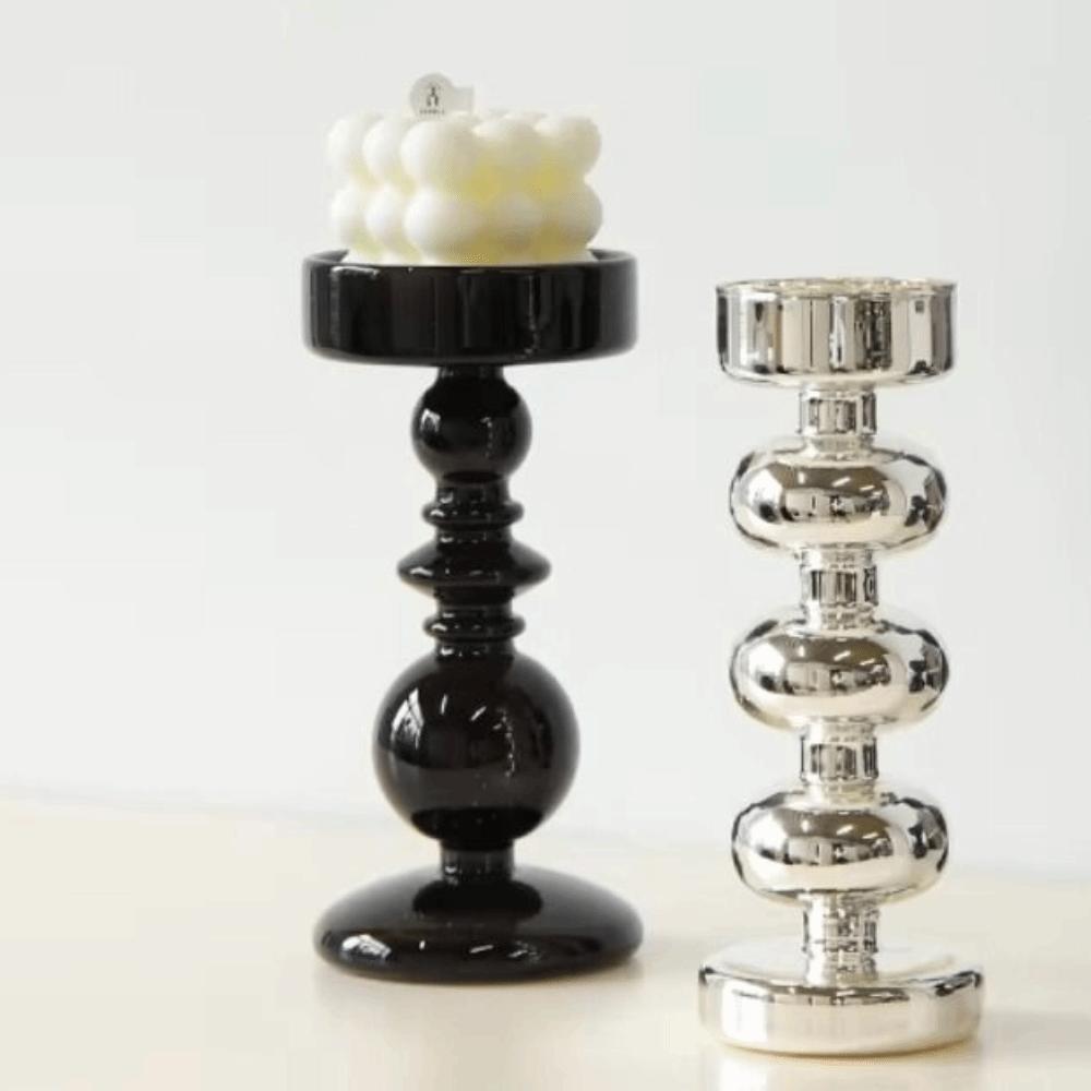 European Style Minimalist Candlestick Romantic Tea Light Rack Candle Stands  Living Room