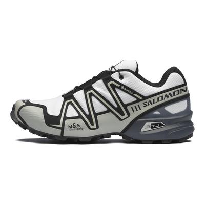 Speedcross 3 Gtx Модные Нескользящие Прочные Водонепроницаемые Кроссовки с Низким Верхом Унисекс Кроссовки Черно-Белые 478675