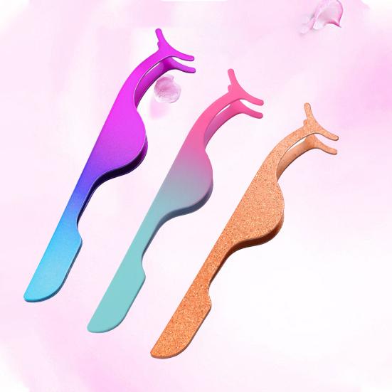 Профессиональный пинцет для накладных ресниц, многофункциональные эластичные косметические инструменты
