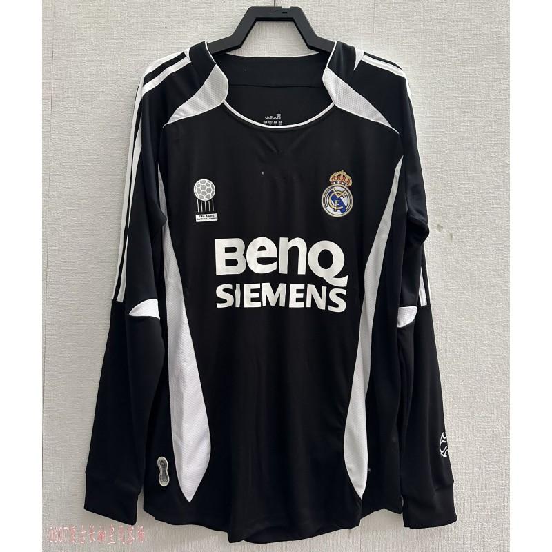 Vintage Long Sleeve Football Jersey Men Adult Retro Season Home Away Soccer Shirt