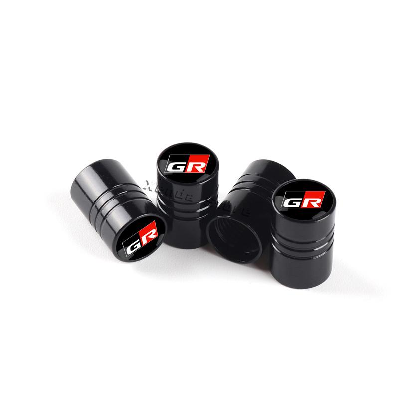 4Pcs Car Wheel r79 Tire Valve Stem Caps Air For GR Sport Yaris 86 Corolla Camry Hilux Supra C-HR Highlander RAV4 Tyre Accessories