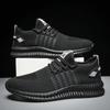 Fashion Fashion Sneakers Lightweight Men Casual Shoes Breathable Male Footwear Lace Up Walking Shoe Athletic Shoes for Men Black Shoes